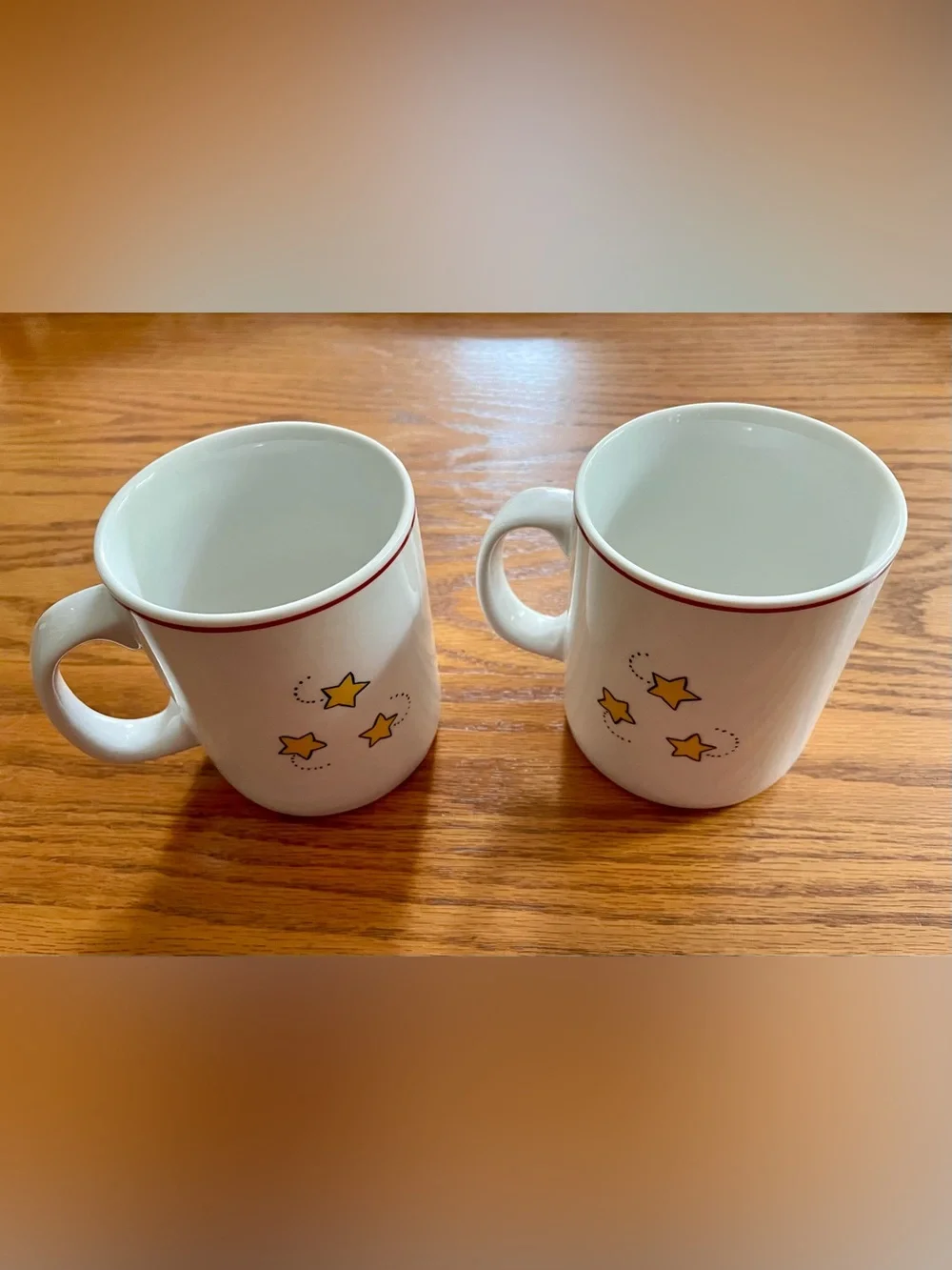 Vintage LTD Commodities set of ceramic mugs - Comet and Blitzen